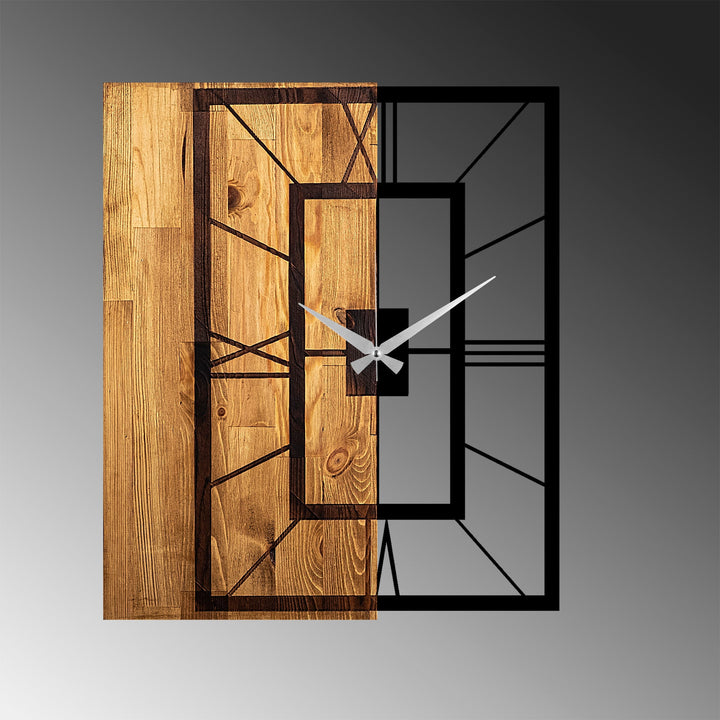Fali Dekoráció Decorative Wooden Wall Clock, Wooden Clock 37-VASBÚTOR