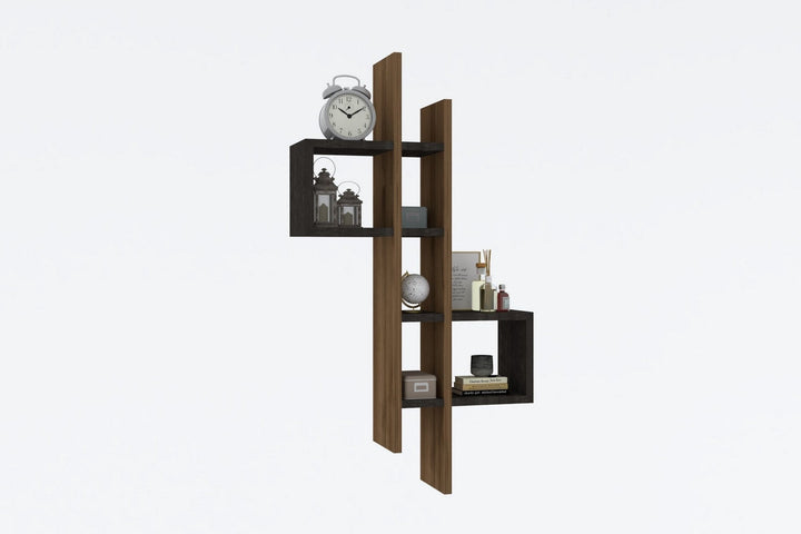 Fali polc Emse - Oak, Anthracite-VASBÚTOR