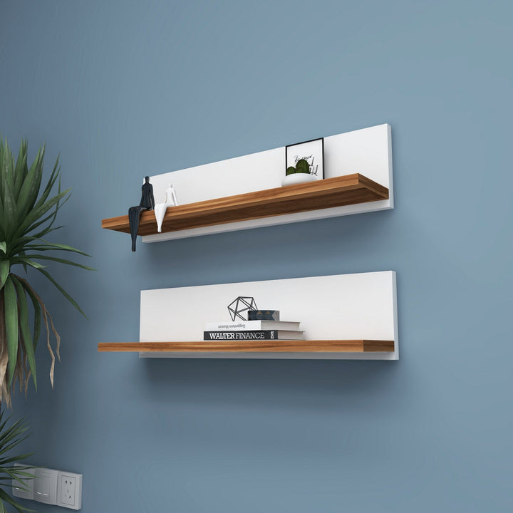 Fali polc Shelf - Fehér-VASBÚTOR