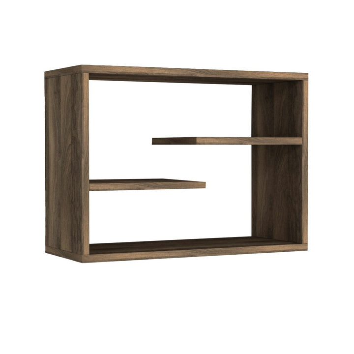 Fali polc Tino - Walnut-VASBÚTOR