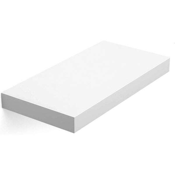 Fali polc, úszópolc 40 x 20 x 3,8 cm, fehér-VASBÚTOR