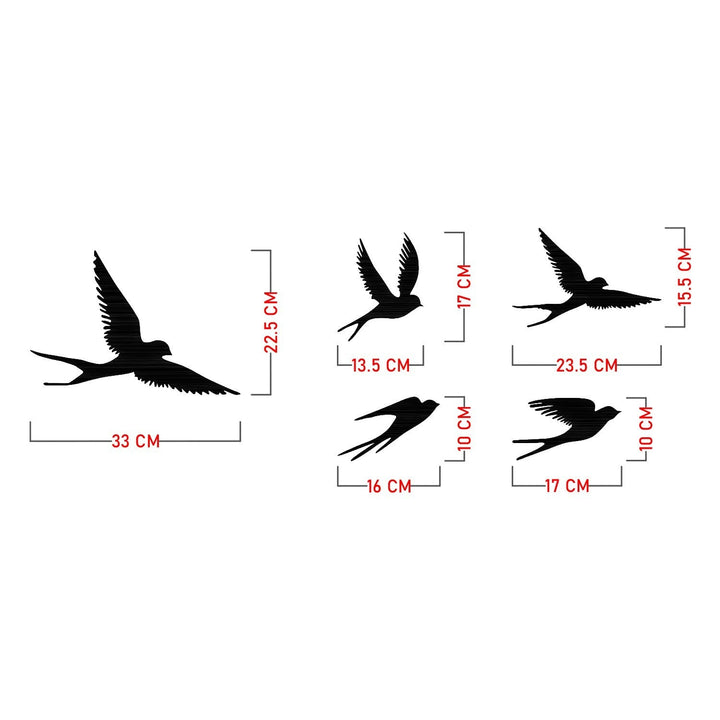 Fém fali dekoráció, Crow-VASBÚTOR