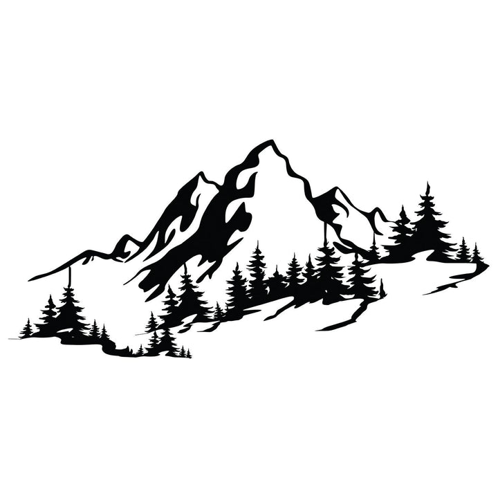 Fém fali dekoráció, Mountain 3-VASBÚTOR