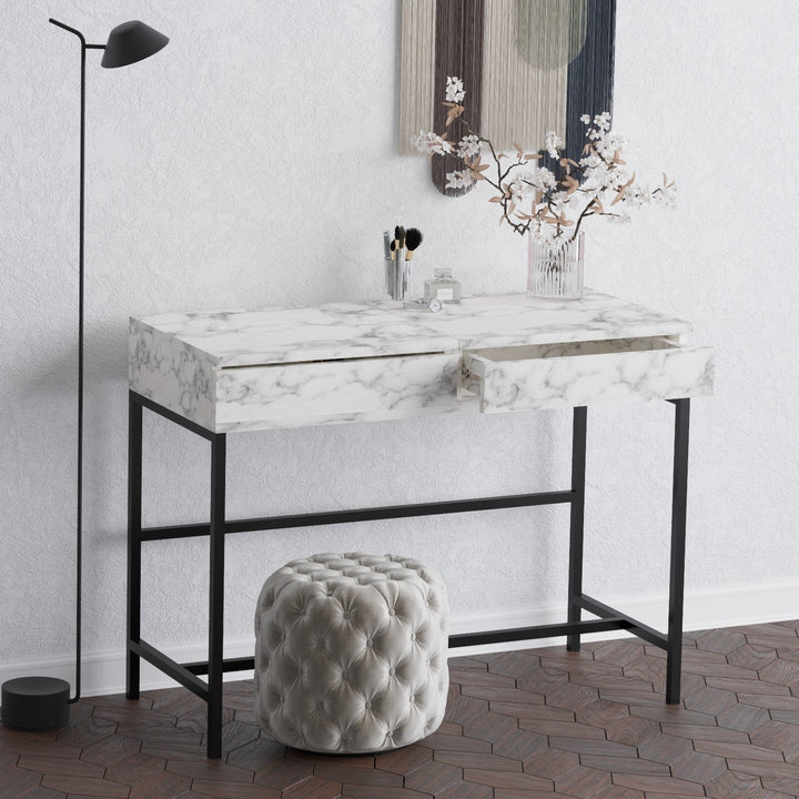 Fésülködő asztal Linda - Carrara Marble-VASBÚTOR