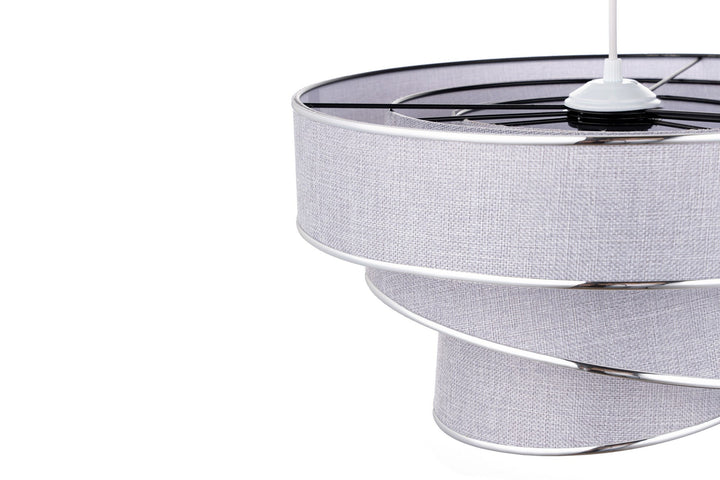 Függőlámpa, Couper - Grey, Silver-VASBÚTOR