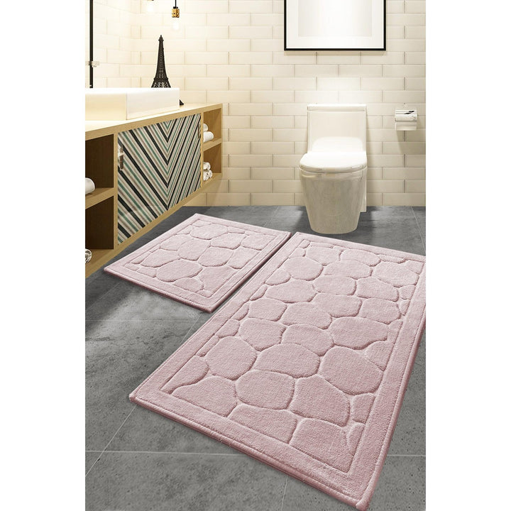 Fürdőszobaszőnyeg Szett (2 db) Lino - Powder-VASBÚTOR
