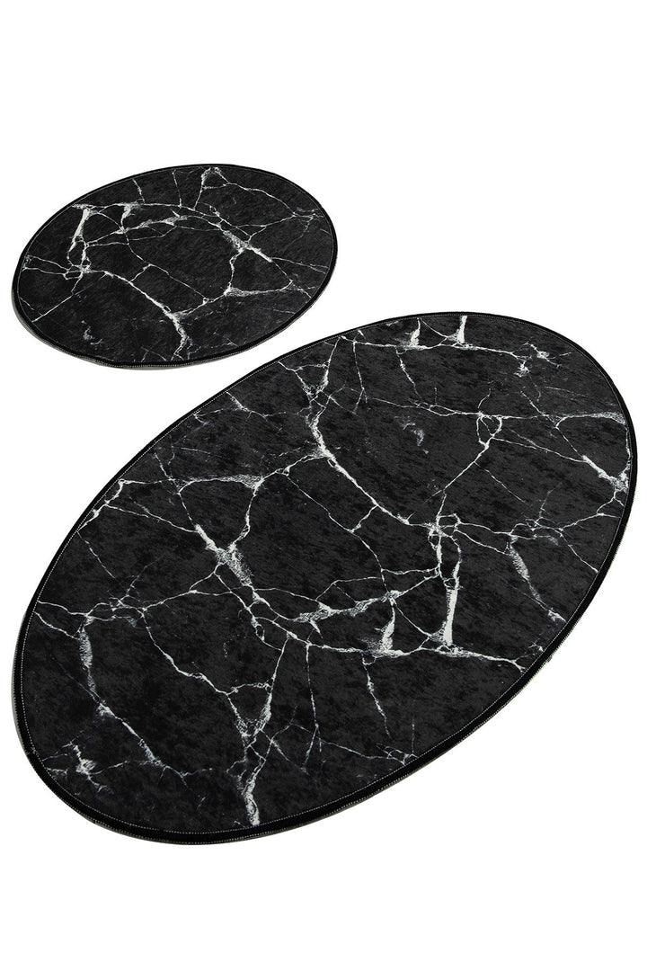 Fürdőszobaszőnyeg Szett (2 db) Marble Djt-VASBÚTOR