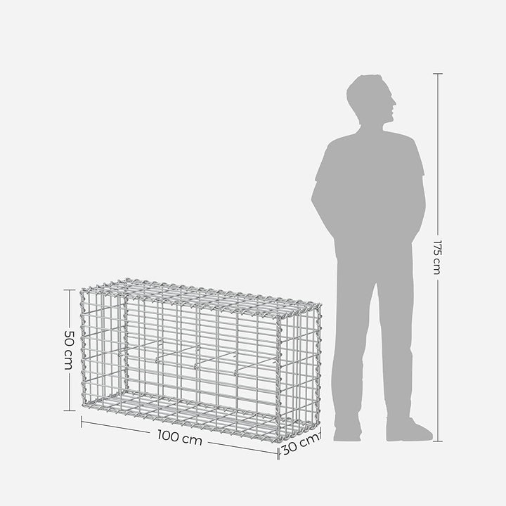 Gabion kosár, fém gabion ketrec 5 x 10 cm-es-VASBÚTOR