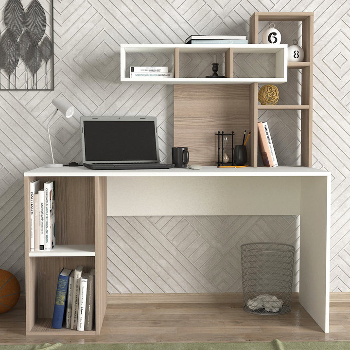 Íróasztal Coral - White, Cordoba-VASBÚTOR
