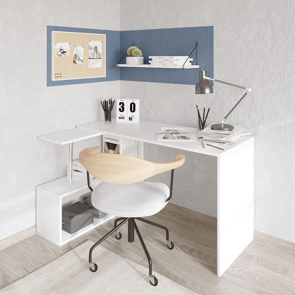 Íróasztal Gelincik - White-VASBÚTOR