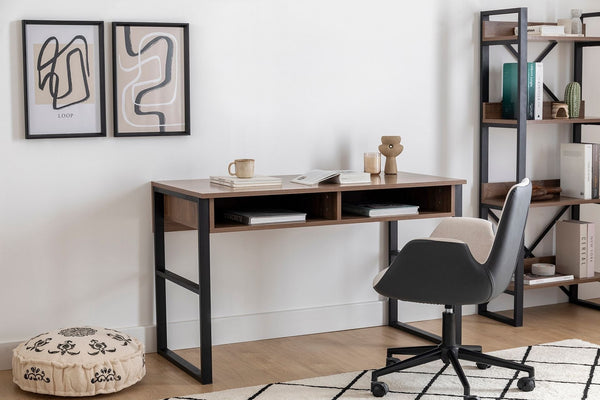 Íróasztal Nove - Walnut-VASBÚTOR