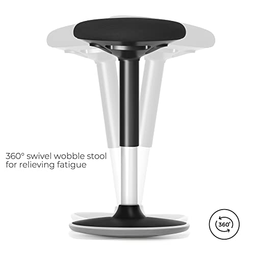 Irodai szék, ergonomikus szék, 56-81 cm magasságban állítható, fekete-VASBÚTOR