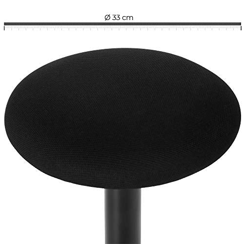 Irodai szék, ergonomikus szék, 56-81 cm magasságban állítható, fekete-VASBÚTOR
