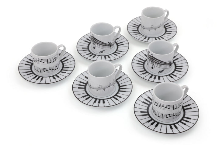 Kávéscsészék szett Set (12 db), 710KTP9592-VASBÚTOR