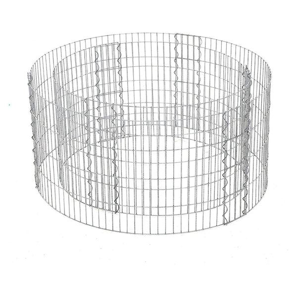 Kerek gabion kő kosár 90 x 40 cm (Ø x H)-VASBÚTOR