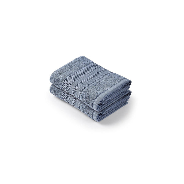Kéztörlő Szett (2 db) Piramit - Indigo kék-VASBÚTOR