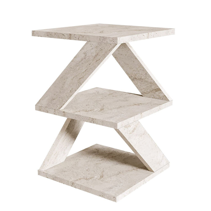 Kis asztal Albeni - Travertine-VASBÚTOR