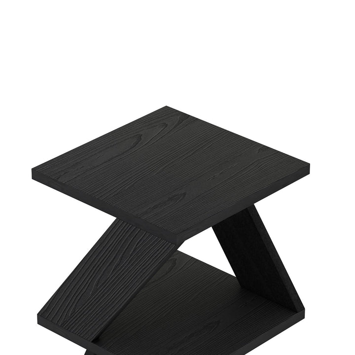Kis asztal Albeni - Wood Black-VASBÚTOR