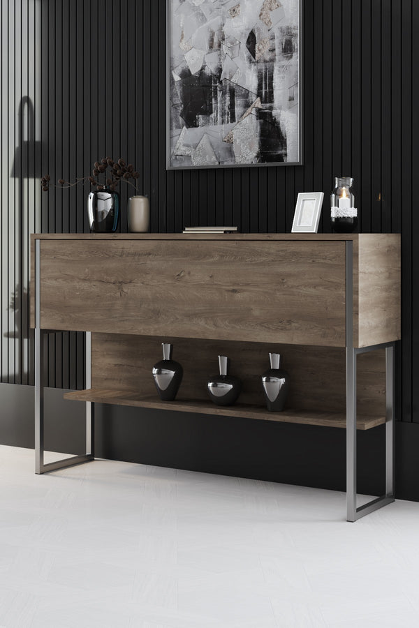 Komód Luxe - Silver, Walnut-VASBÚTOR