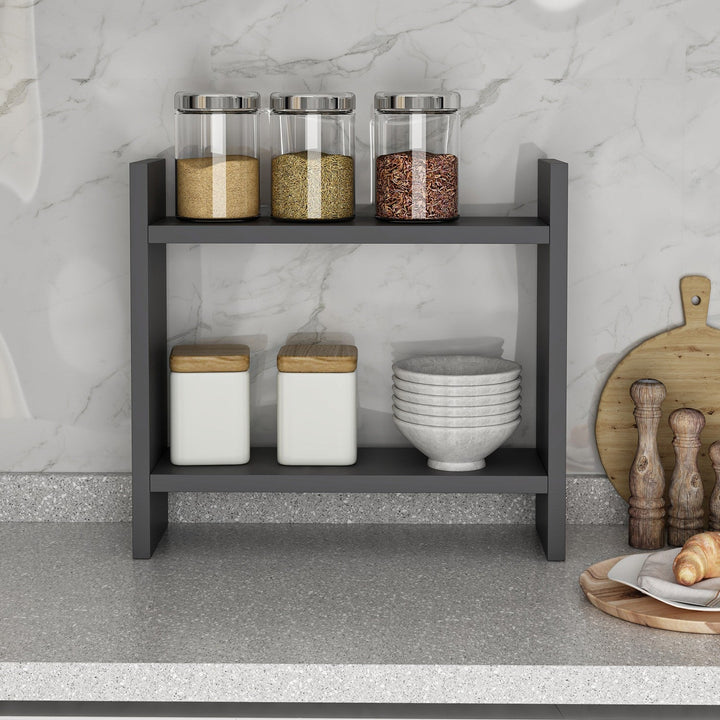 Konyhai polc Denver - Anthracite-VASBÚTOR