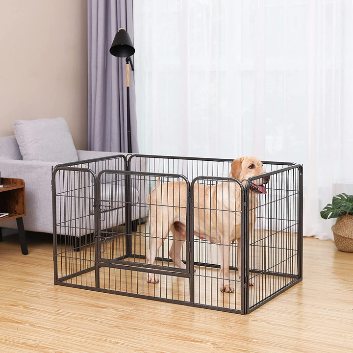 Kutya kennel, kutyaketrec 122 x 80 x 70 cm szürke-VASBÚTOR