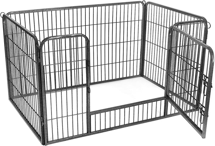 Kutya kennel, kutyaketrec 122 x 80 x 70 cm szürke-VASBÚTOR
