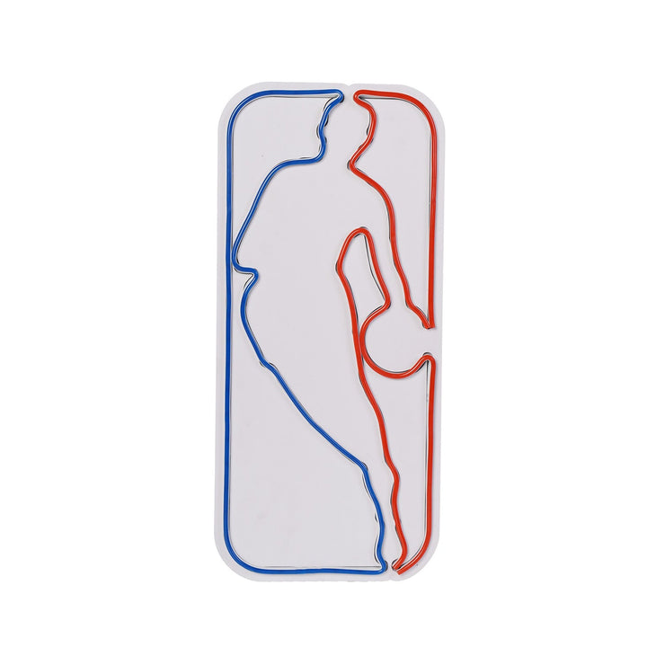 Műanyag LED-es fali dekoráció, The Logo Jerry West - Multicolor-VASBÚTOR