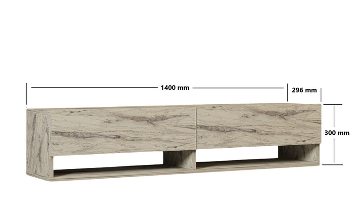 TV szekrény Arges - Freesia, Marble-VASBÚTOR