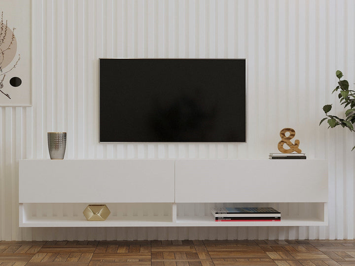 TV szekrény Arges - White-VASBÚTOR