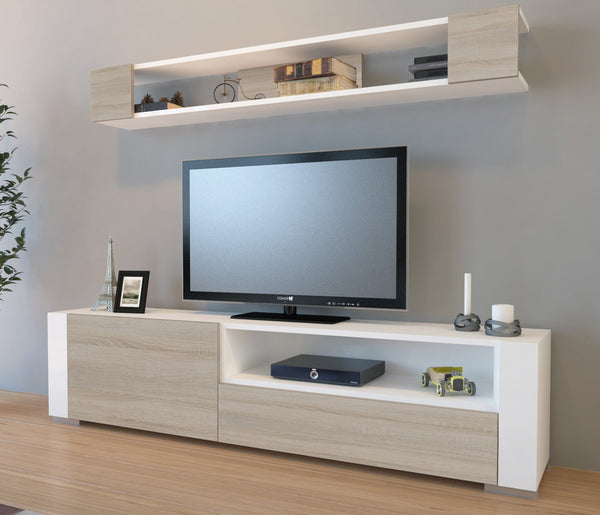 TV szekrény Arya - White, Cordoba-VASBÚTOR