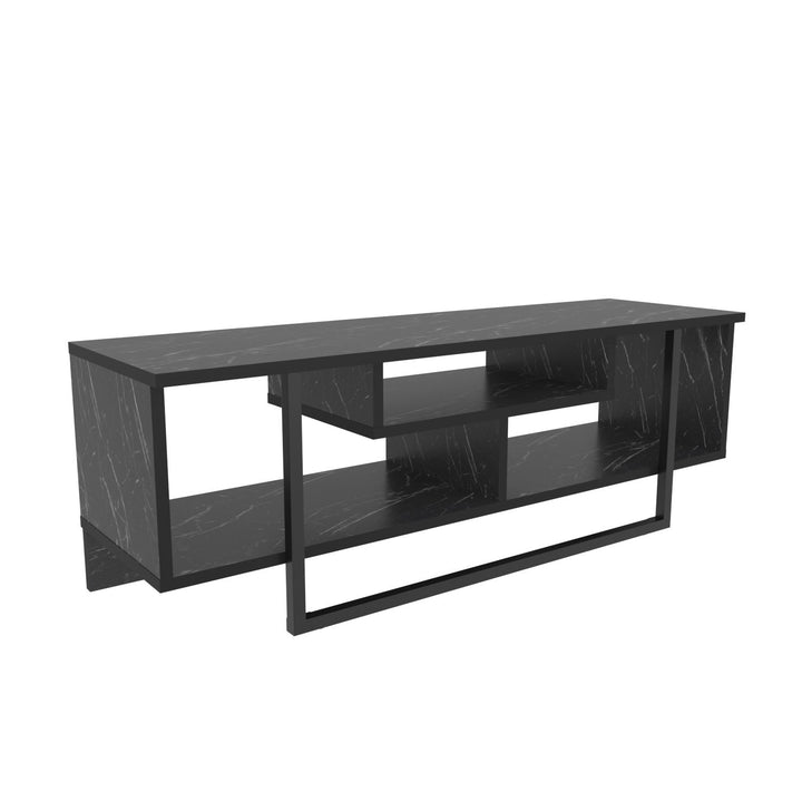 TV szekrény Asal 120 - Black-VASBÚTOR