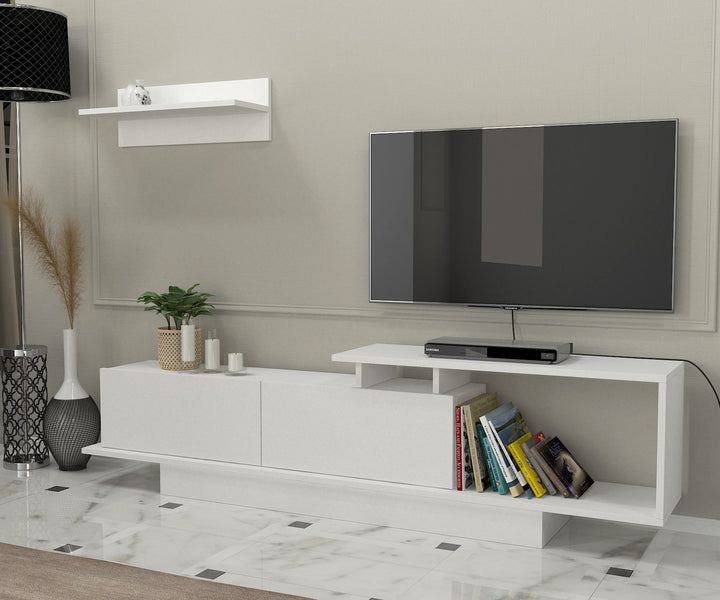 TV szekrény Asos - Fehér-VASBÚTOR