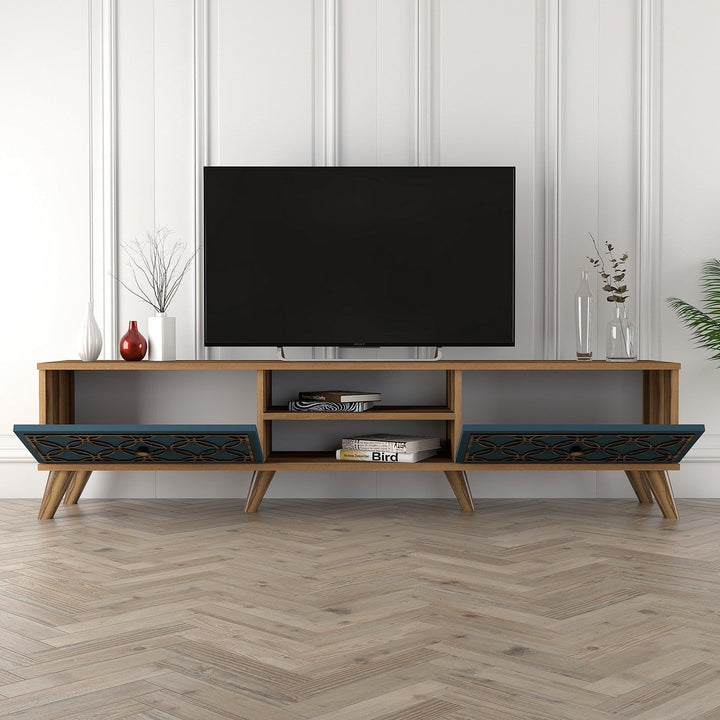 TV szekrény Class - Walnut, Chalcedony-VASBÚTOR