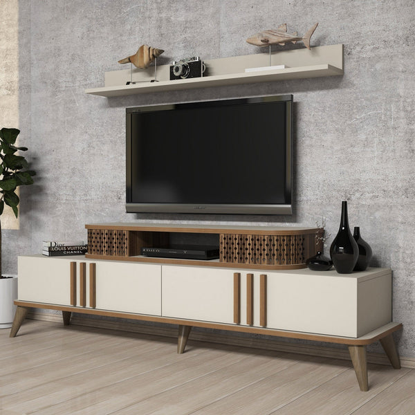 TV szekrény Eylül - Krém-VASBÚTOR