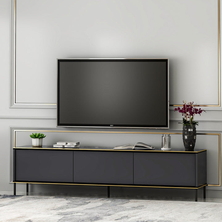 TV szekrény Imaj - Anthracite-VASBÚTOR