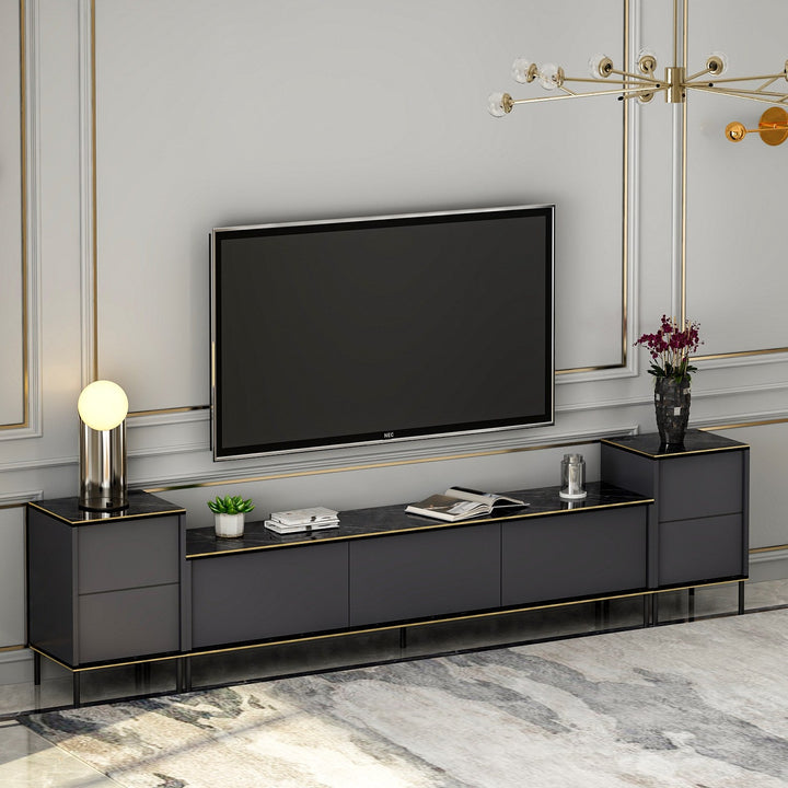 TV szekrény Imaj - Anthracite-VASBÚTOR
