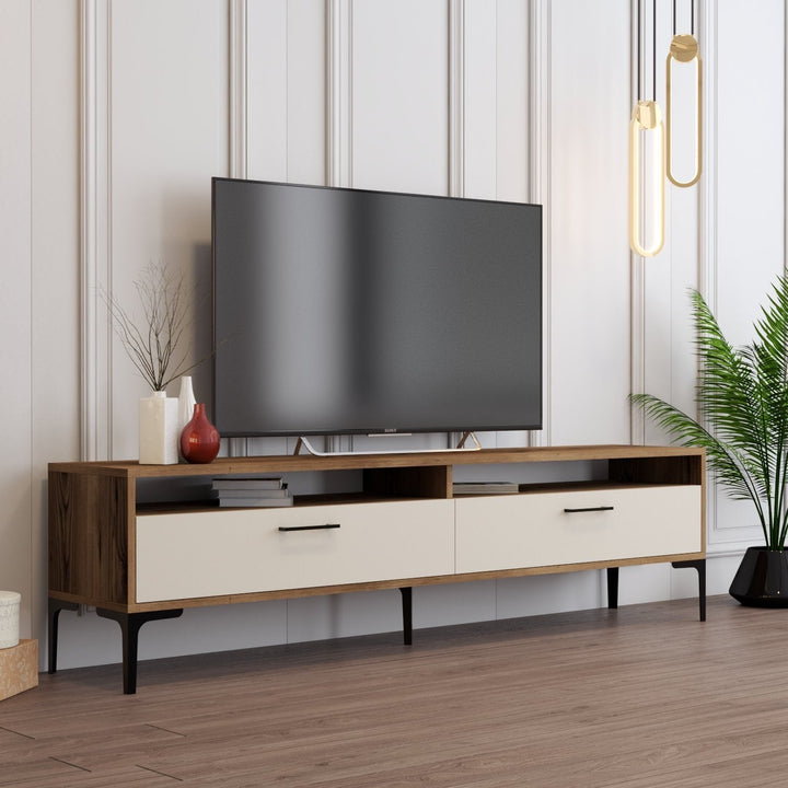 TV szekrény Istanbul 2 - Diós Krém-VASBÚTOR