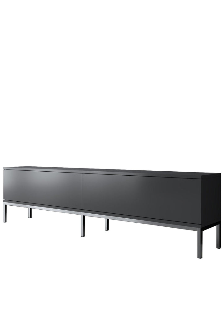 TV szekrény Lord - Anthracite, Silver-VASBÚTOR