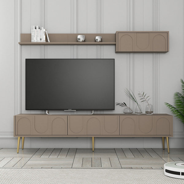 TV szekrény Lyon 2 - Atlas, Arany-VASBÚTOR
