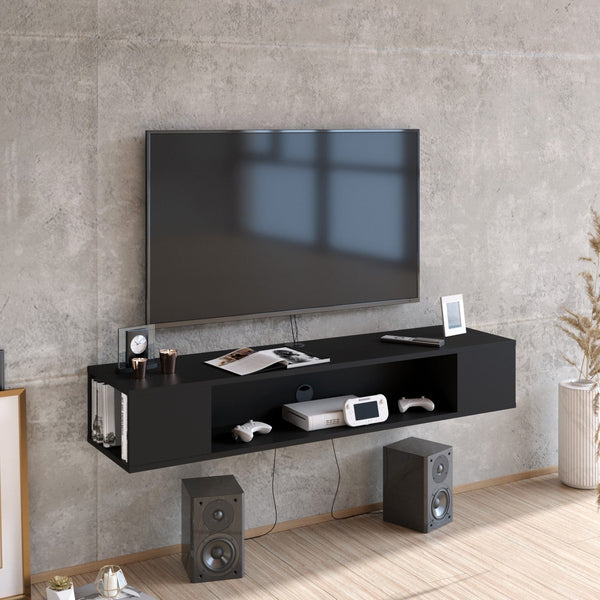 TV szekrény Peti - Black-VASBÚTOR