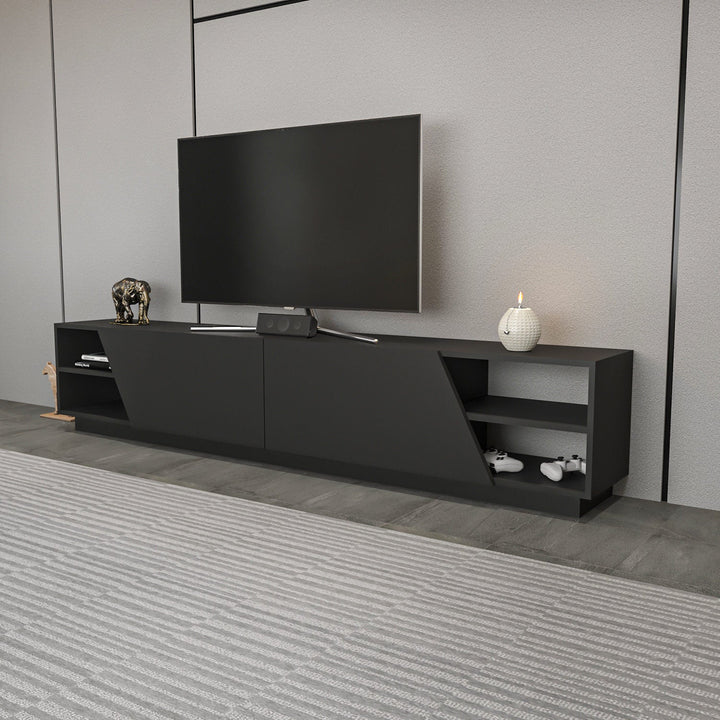 TV szekrény Rhodes - Anthracite-VASBÚTOR