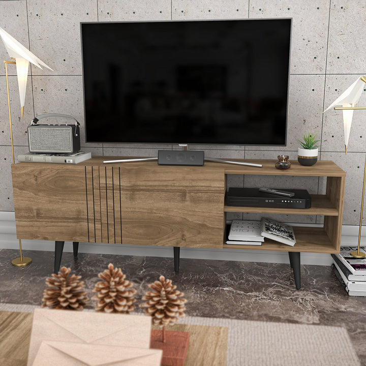 TV szekrény Ronas - Walnut-VASBÚTOR