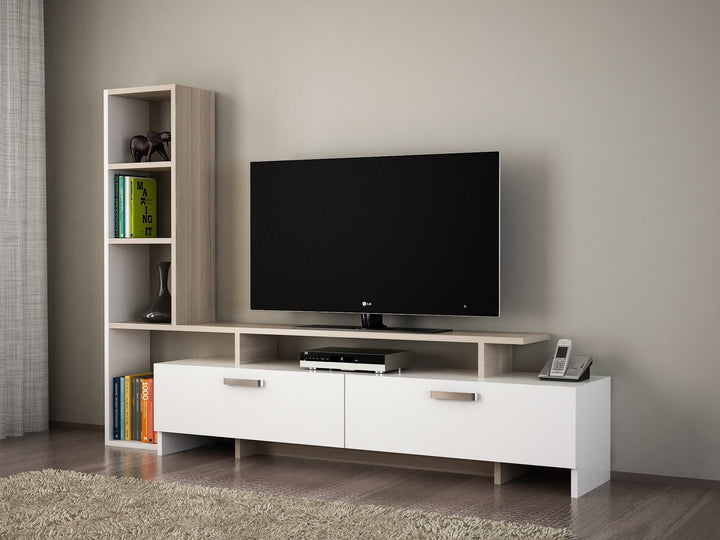 TV szekrény Şimal - White, Cordoba-VASBÚTOR