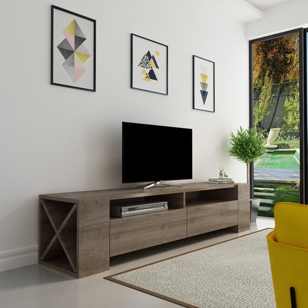TV szekrény Sosruko - Walnut-VASBÚTOR