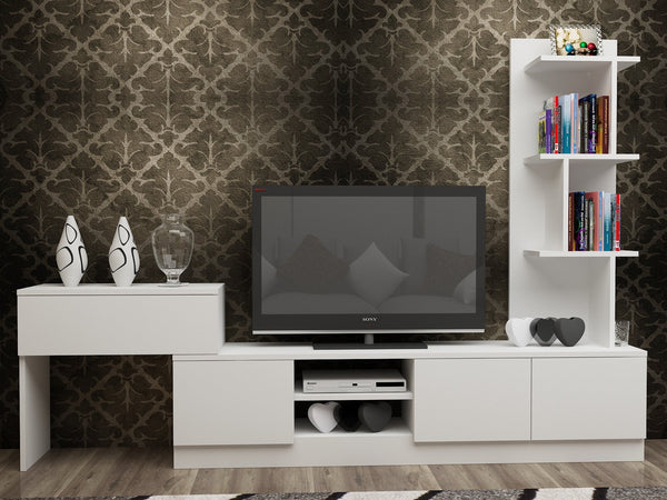 TV szekrény Team - White-VASBÚTOR
