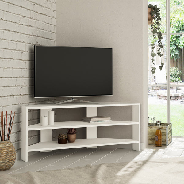 TV szekrény Thales Corner - White-VASBÚTOR