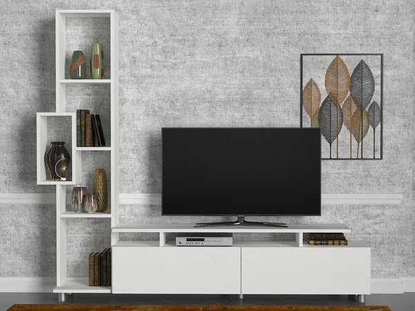 TV szekrény Tulip - White-VASBÚTOR