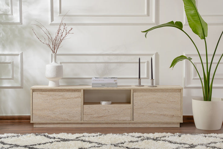 TV szekrény Vanguard - Travertine-VASBÚTOR