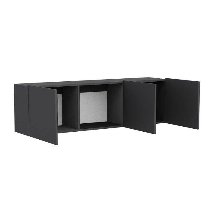 TV szekrény White - Anthracite-VASBÚTOR