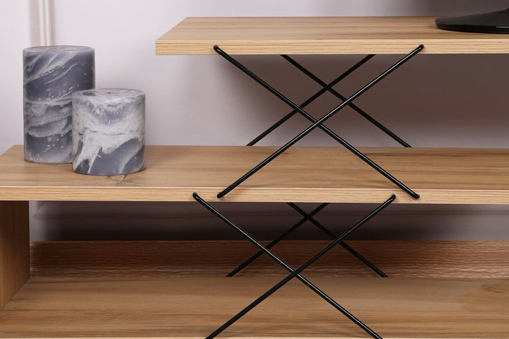 TV szekrény Zigzag - Oak-VASBÚTOR